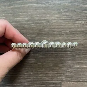 Stunning beautiful CZ Hair Piece Formal Wedding Prom Amazon.com : Bridal Crystal Hair Comb and Earrings Set  main image 4